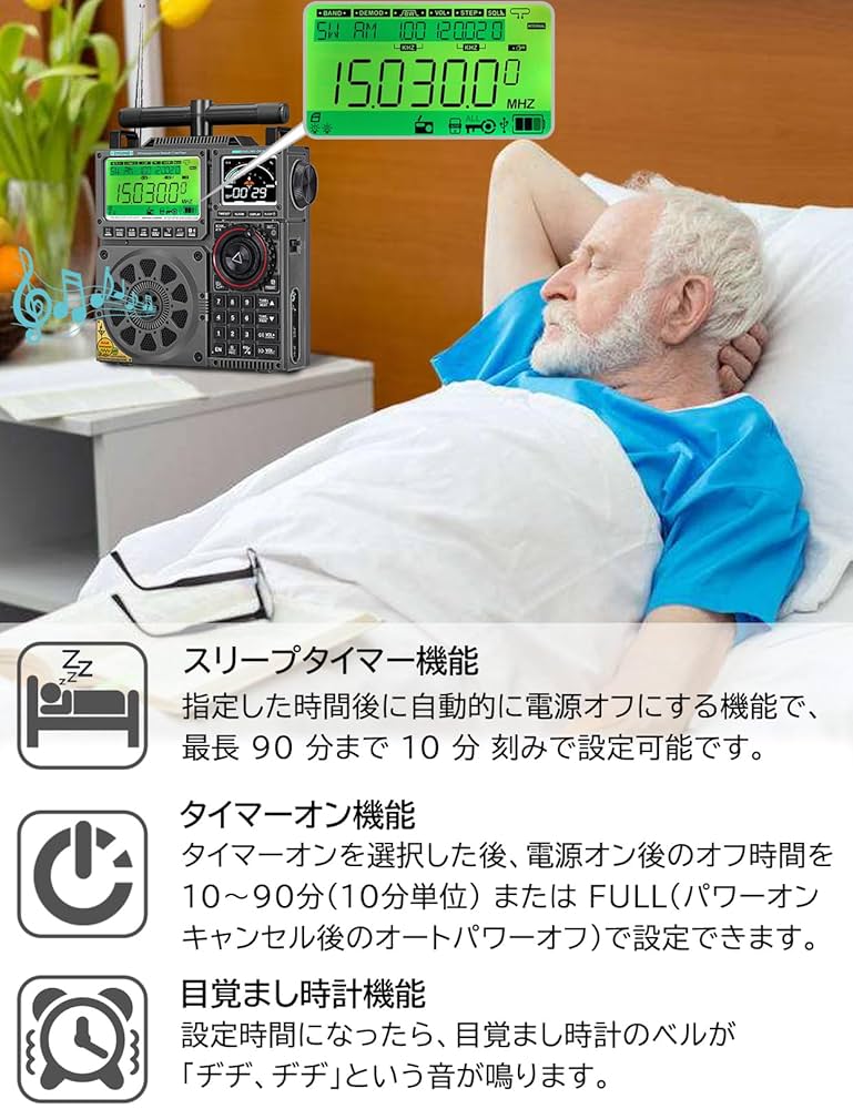 【ほぼ新品】ZHIWHIS BCLラジオ ZWS-C919 高感度 SSB Amazon.co.jp: ZHIWHIS BCLラジオSSB高性能マルチバンド AM FM