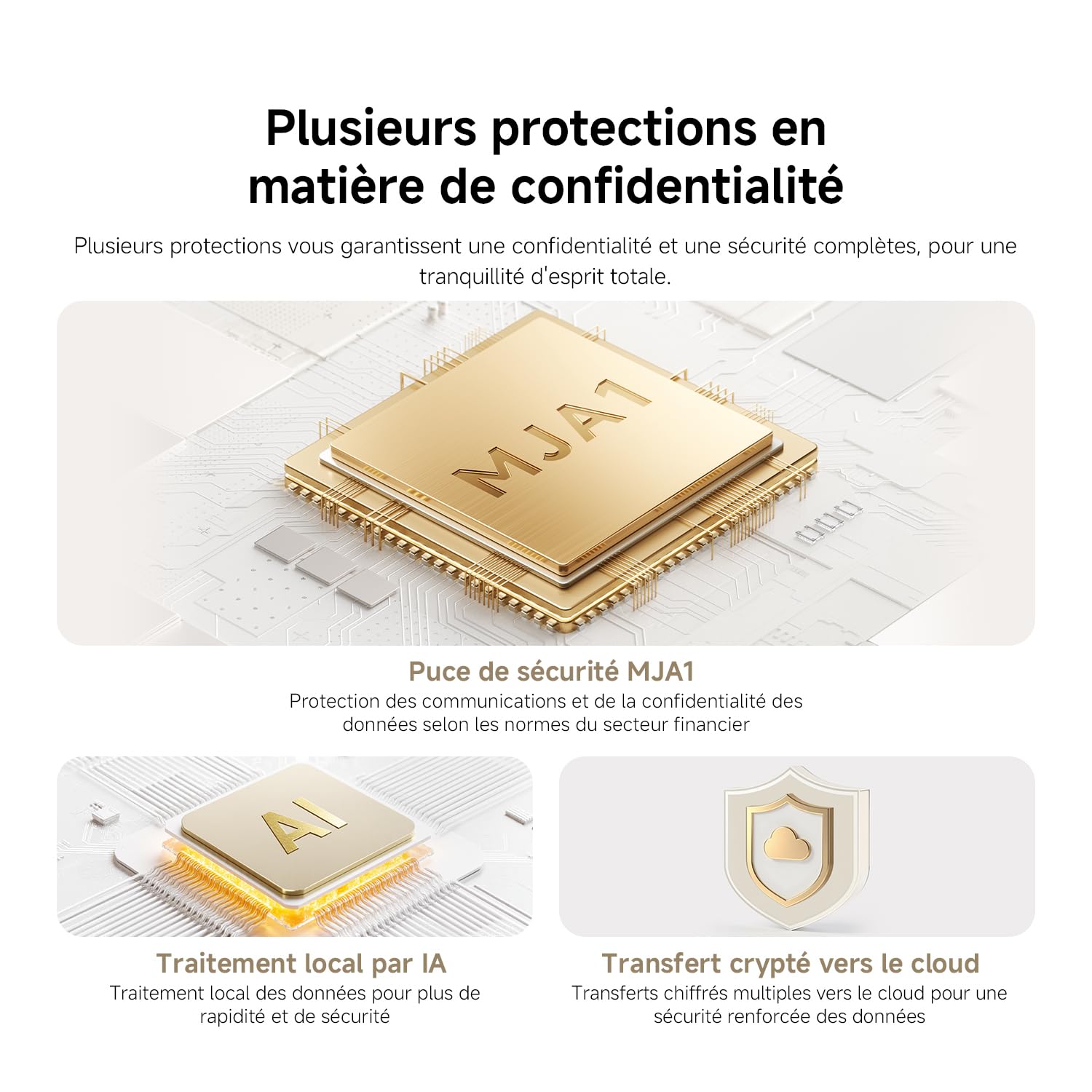 XIAOMI C302 Caméra Intérieure, 2K 3MP à 360°, Caméra de Surveillance, WiFi 6, Clôture Virtuelle, Détection et Suivi Personnes & Animaux, Vision Nocturne Couleur Starlight, Audio Bidirectionnel, Alexa