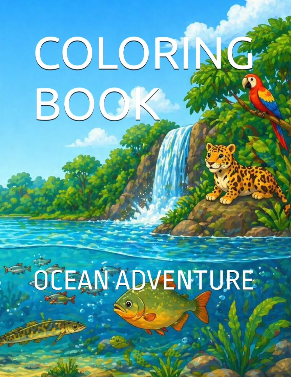 COLORING BOOK: OCEAN ADVENTURE