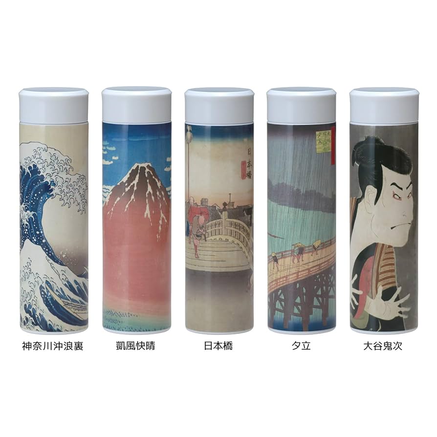 大日本帝国 水筒 Amazon | OGURA 浮世絵 水筒 400ml ステンレスボトル 超軽量