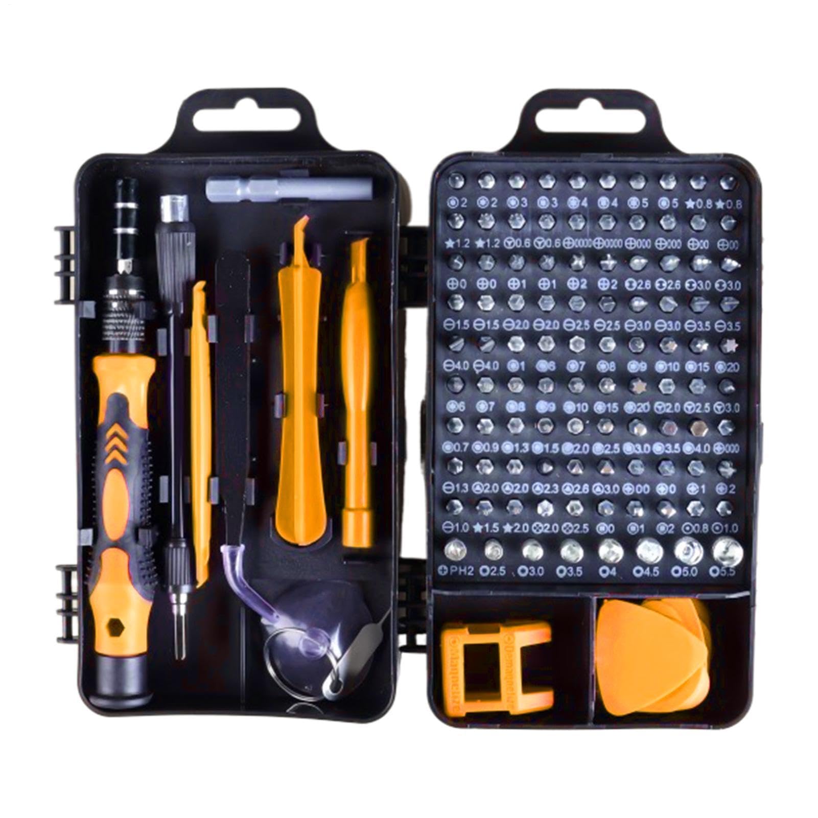 Kit de tournevis pour électronique 115-en-1 set maintenance montre lunettes ordinateur