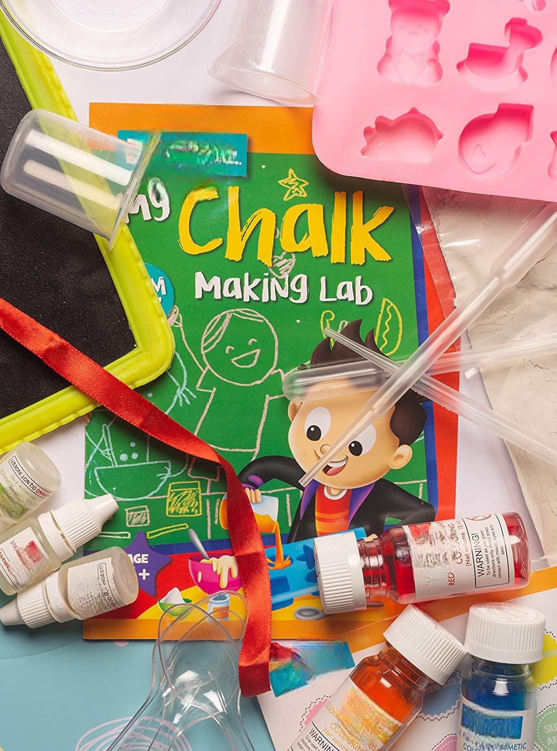 SABIRAT Chalk Making Lab, Ultimate Chalk Making Set for Youngsters [Pack 1, Multicolor] - Image 3 thumbnail