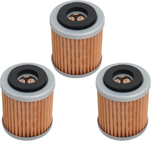 KN142 - Filtro de aceite compatible con Yamaha YFM350 YFP350 YFM350X Warrior YFM350FW YFM400 Big Bear Wolverine YZ426F YZ250 YZ400F Reemplazar HF142