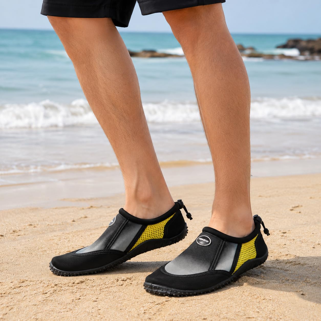 JOMIX Buty Rock Mężczyźni Buty Morze Nurkowanie Mężczyźni, Szary, 43 EU