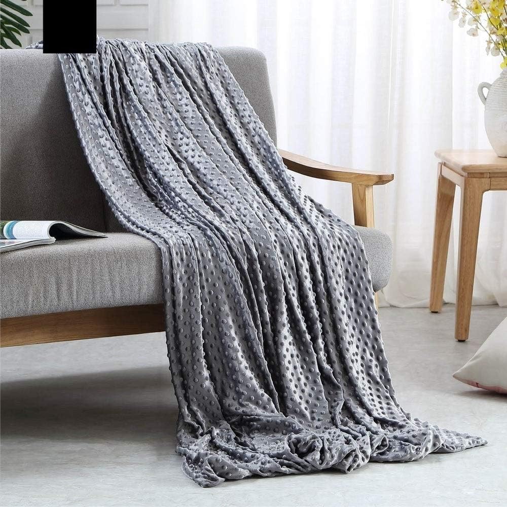 TRP Soft Weighted Blanket 25 lbs Dotted Velvet Healthy