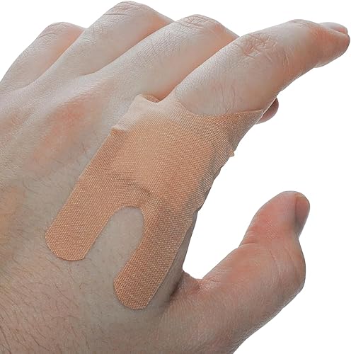 Miniatura 3 de Vendajes adhesivos de tela para nudillos paquete de 300 vendajes adhesivos estériles pesados flexibles y transpirables con almohadilla antiadherente