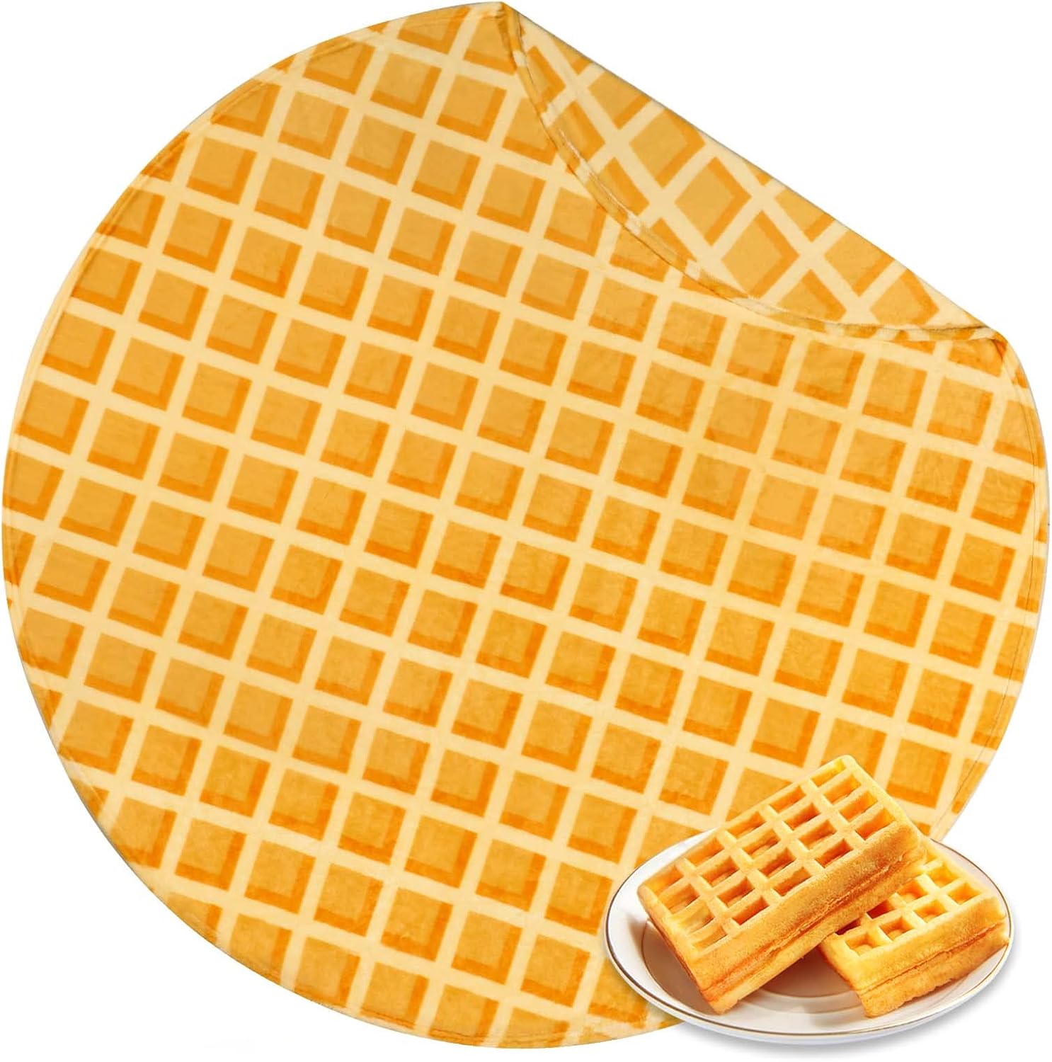 Bnuitland Waffle Funny Blanket,300 GSM Double Sided Giant