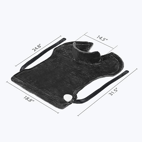 Miniatura 8 de COMFIER Almohadilla térmica grande para aliviar el dolor de espalda, regalos para él, almohadilla térmica para cuello y hombros, almohadillas