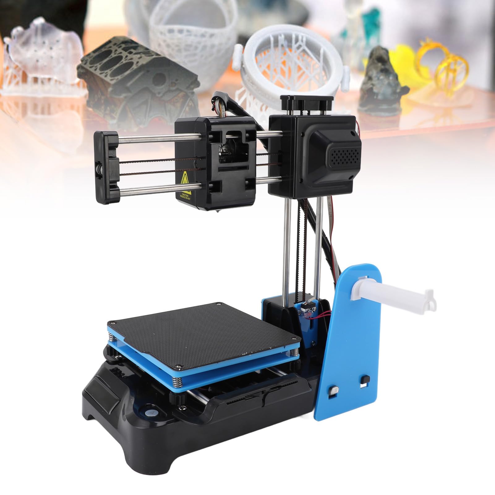 Piccola Stampante 3D, Macchina da Stampa 3D Desktop Portatile Compatta, Piattaforma Staccabile a Riscaldamento Rapido per Studenti Appassionati di Fai da Te per L'istruzione (#1)