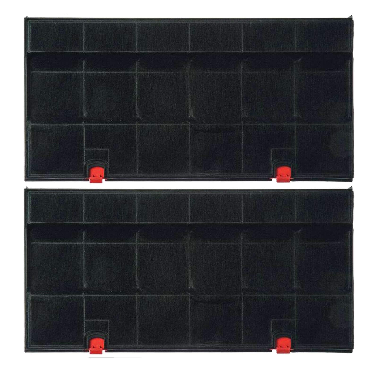 SPARES2GO Type 150 Carbon Filter for AEG Cooker Hood Extractor Vent Fan (435 x 217 x 28mm, Pack of 2)