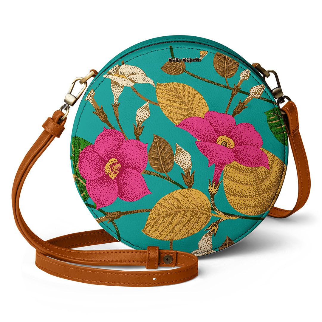 DailyObjects Printed Orbis Round Sling Crossbody Bag For Women Stylish