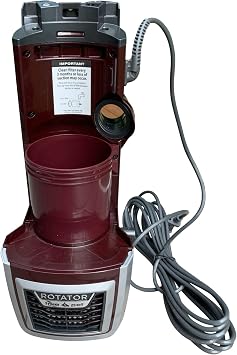 قطع غيار مكنسة كهربائية أصلية من Shark لـ Rotator Lift Away True Pet - حامل علبة سلة الغبار/محرك القاعدة / سلك طاقة كهربائي بطول 22 قدمًا
