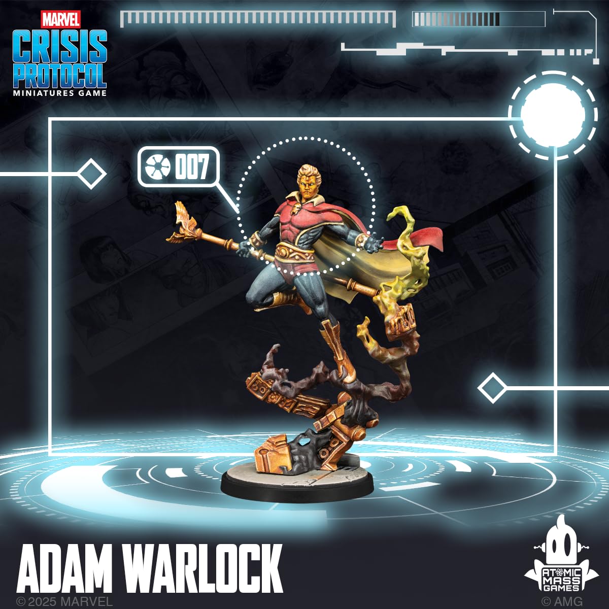 Asmodee - Marvel Crisis Protocol : Adam Warlock, Moondragon & Quasar - AMG