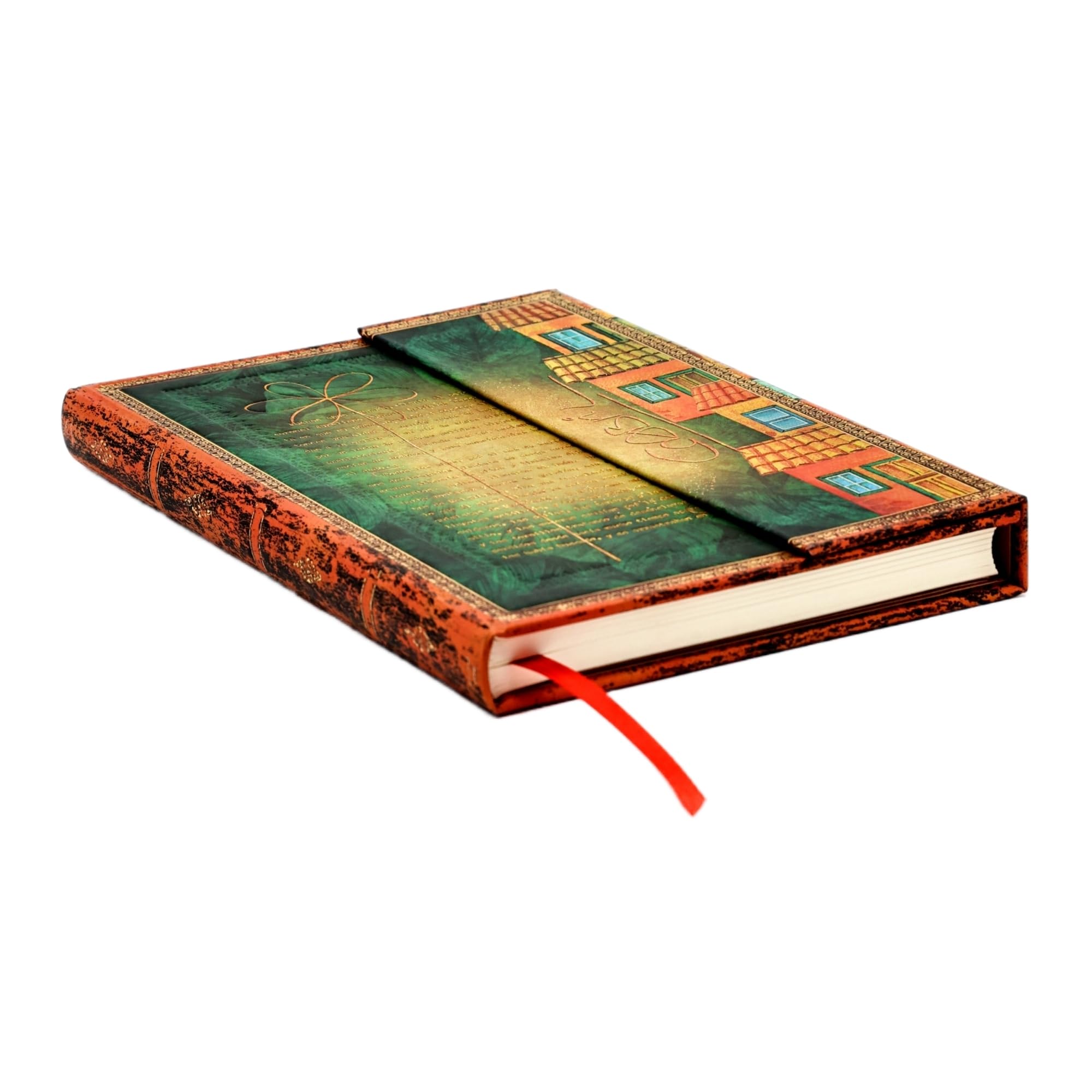 Garcia Marquez, One Hundred Years of Solitude (Embellished Manuscripts Collection) Midi Lined Hardcover Journal (Elastic Band Closure)