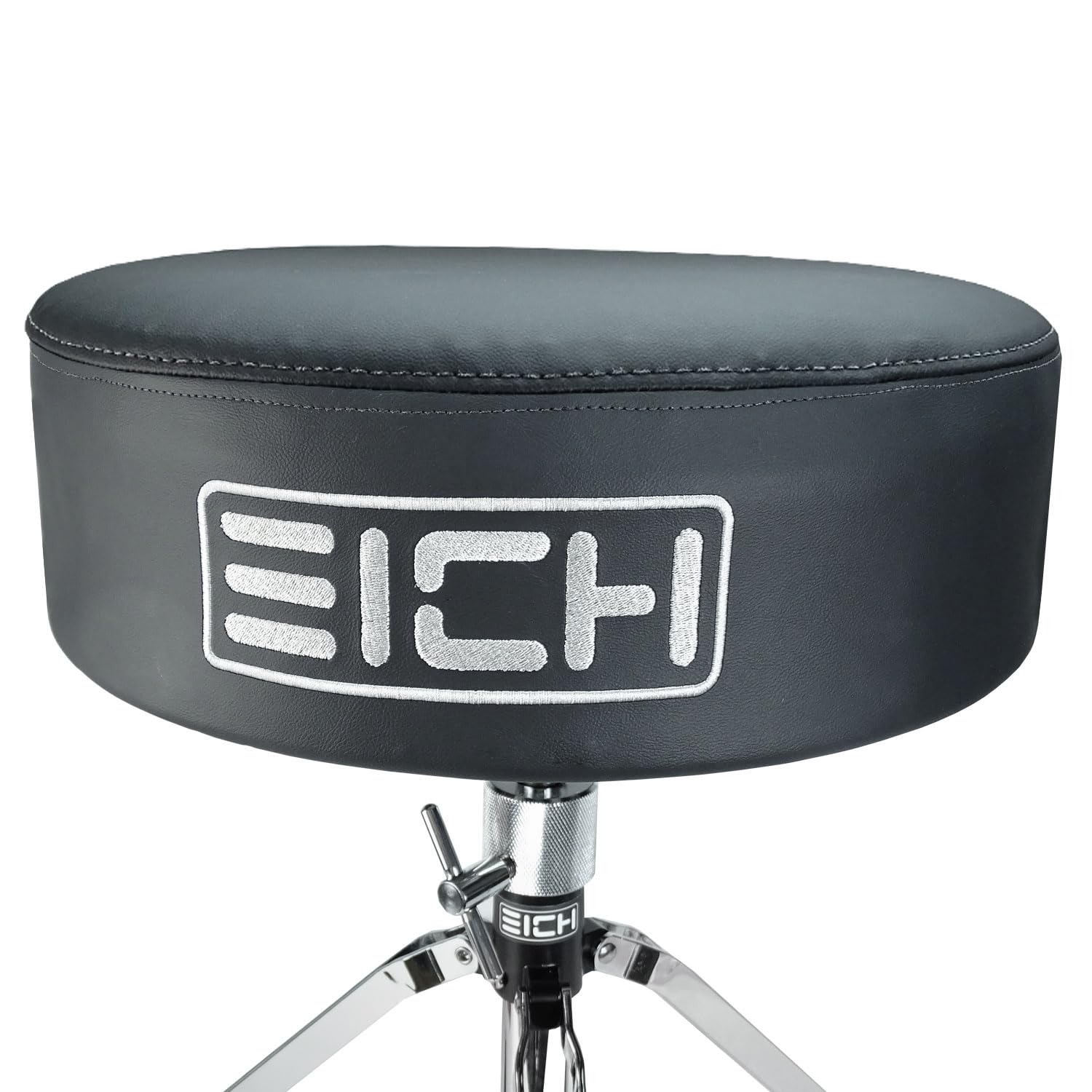 Eich DBC400R-VEL stołek subwoofera skóra Extra Low z pałeczkami perkusyjnymi keepdrum