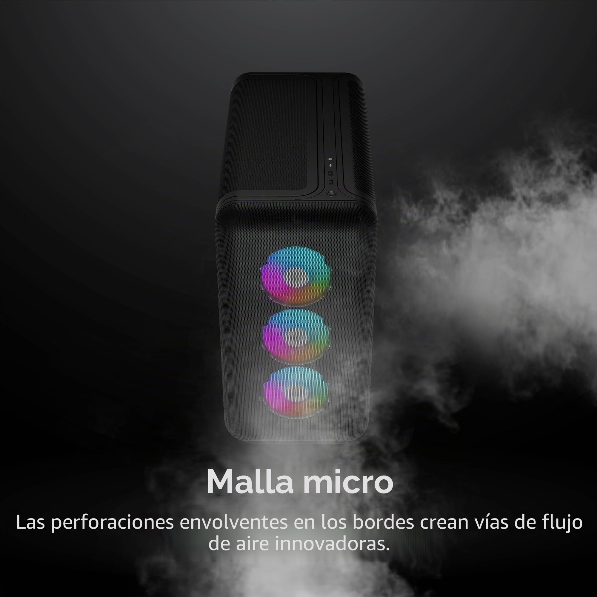 Hyte X50 Air Modern Performance ATX - Carcasa para Juegos de PC de Media Torre, Color Negro
