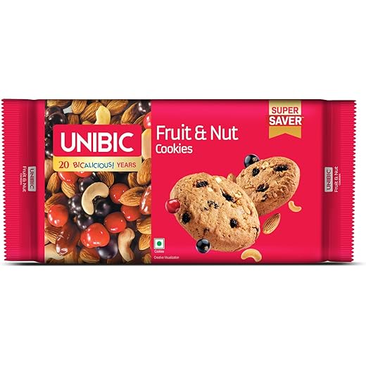 UNIBIC Fruit & Nut Cookies 500g 500 g
