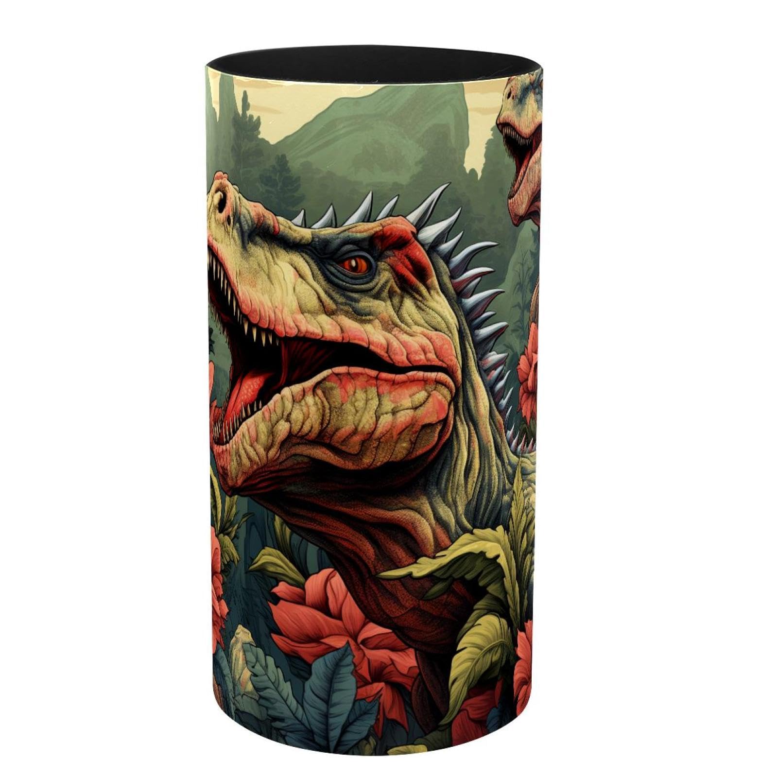 Porte-pinceaux de maquillage et pot à crayons dinosaure multifonction