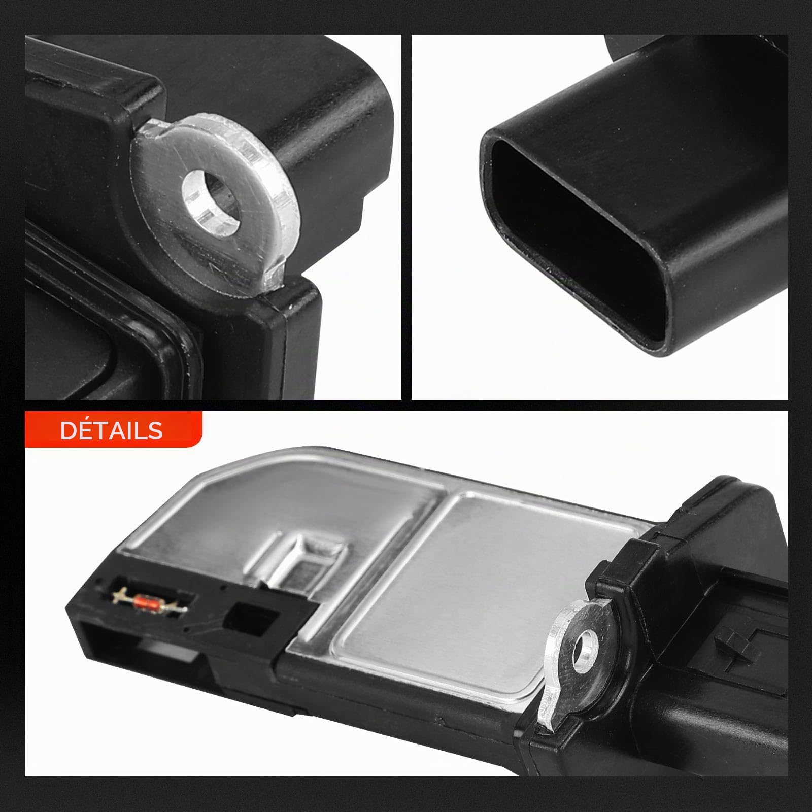Frankberg Capteur de masse d'air à 4 broches 8V2Z12B579A | Compatible avec: Bus Transit V363 FAD FBD, S-Max WA6, Plateau/châssis Transit FF FM FN, châssis-plateau Jumper
