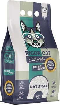Ultra Clumping Cat Litter - Strong Odour Control, Natural scent, 10L, High Absorption, Low Dust, Ideal for Multiple Cat Households