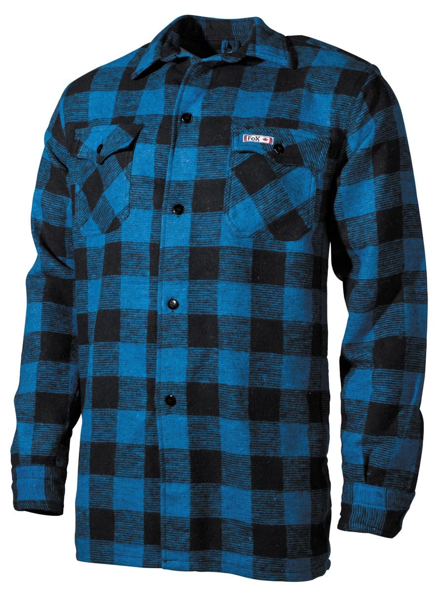 Fox Outdoor Men's Lumberjack Shirt Blue/Black Size M
