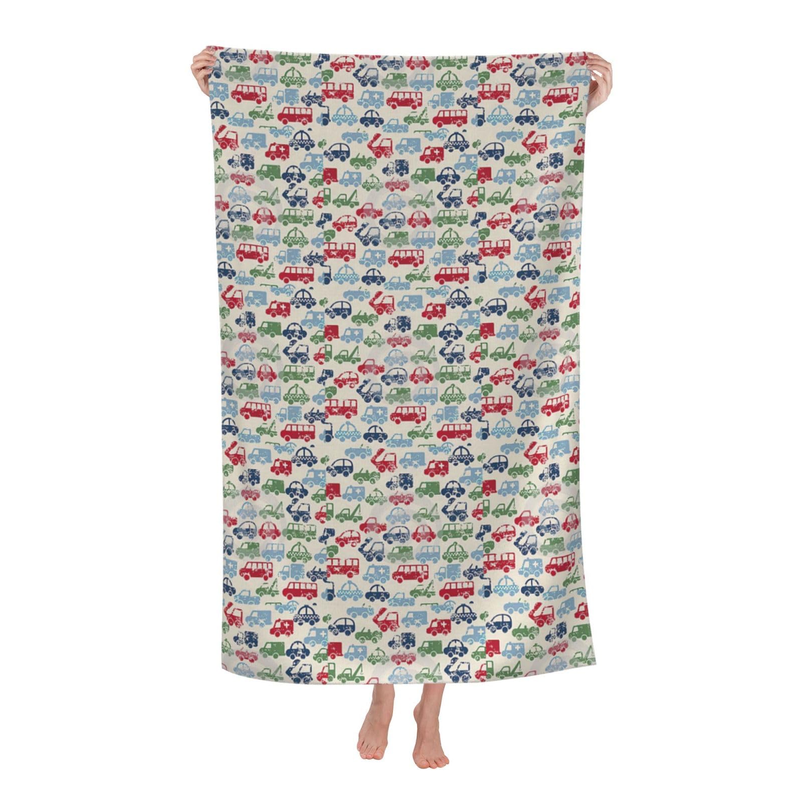 Cbaaghh Car. Print Adult Beach Towels,Beach & Pool Towel,Beach Towels,Towels For Camping