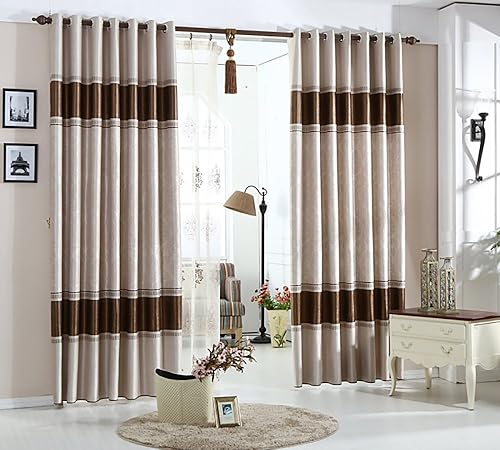 VOGOL Cortinas para puerta corrediza extra anchas, 84 pulgadas de largo x 100 pulgadas de ancho en jacquard floral, cortinas decorativas para