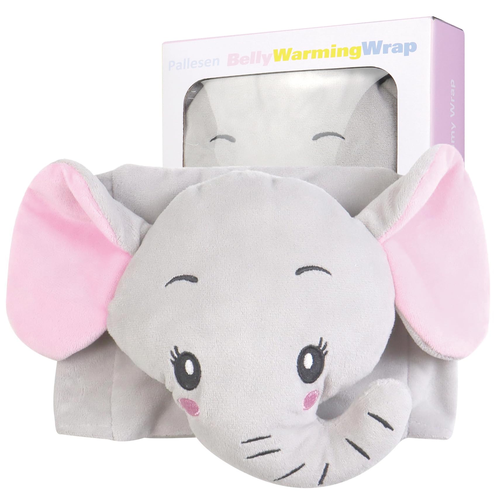 Colic Baby Relief,Gas Relief for Infants,Baby Colic Heated Tummy Wrap,Baby Swaddling Belt for Colic Calm,Natural Relief for Upset Stomach in Babies and Toddlers,Elephant