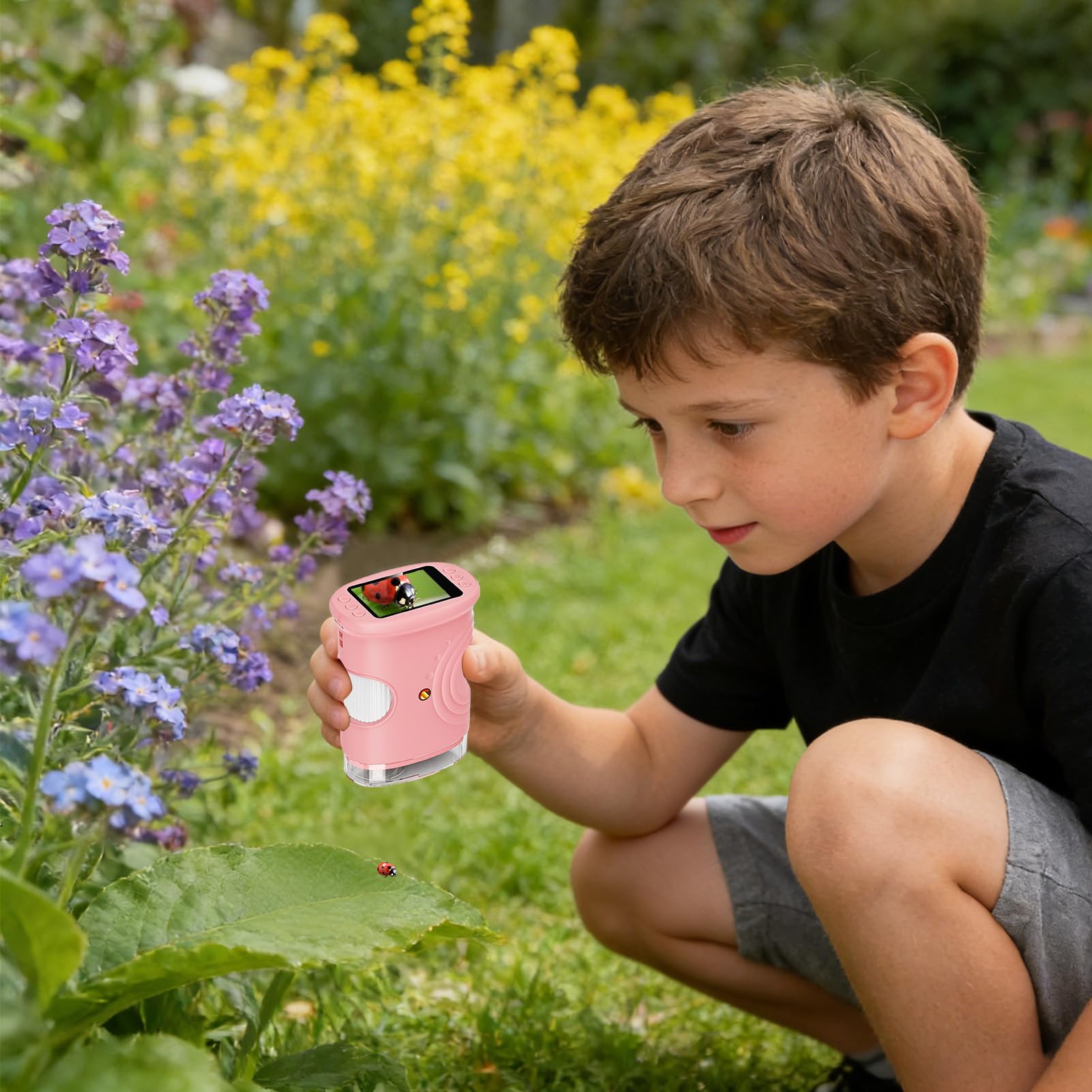 Microscopio Digitale per Bambini Giocattoli Scientifici Educativi