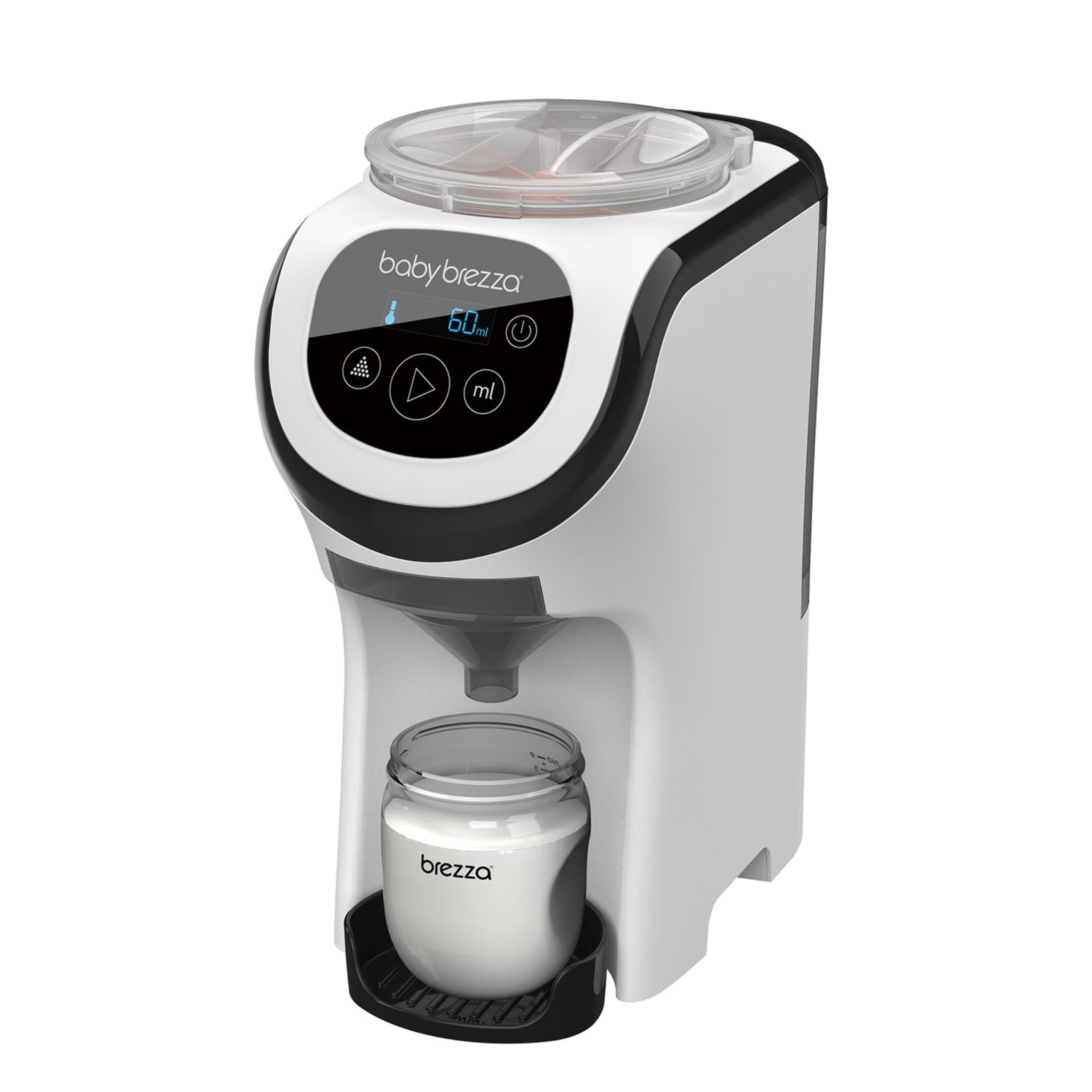 Baby Brezza Formula Pro Mini - Preparador de Biberones Automático - Dispensador de Leche en Polvo Compacto y Portátil - Compatible con Fórmulas - Calienta Biberones y Dosificador de Fórmula