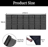 ybaymy Csúszásmentes Gumiszőnyeg 210x90cm Konyhai Drénezőanyag Fáradságcsökkentő 3