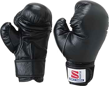 日本拳法グローブ　少年用　マジックテープ 日本拳法グローブ(黒) 6オンス 少年用MT式(マジックテープ式