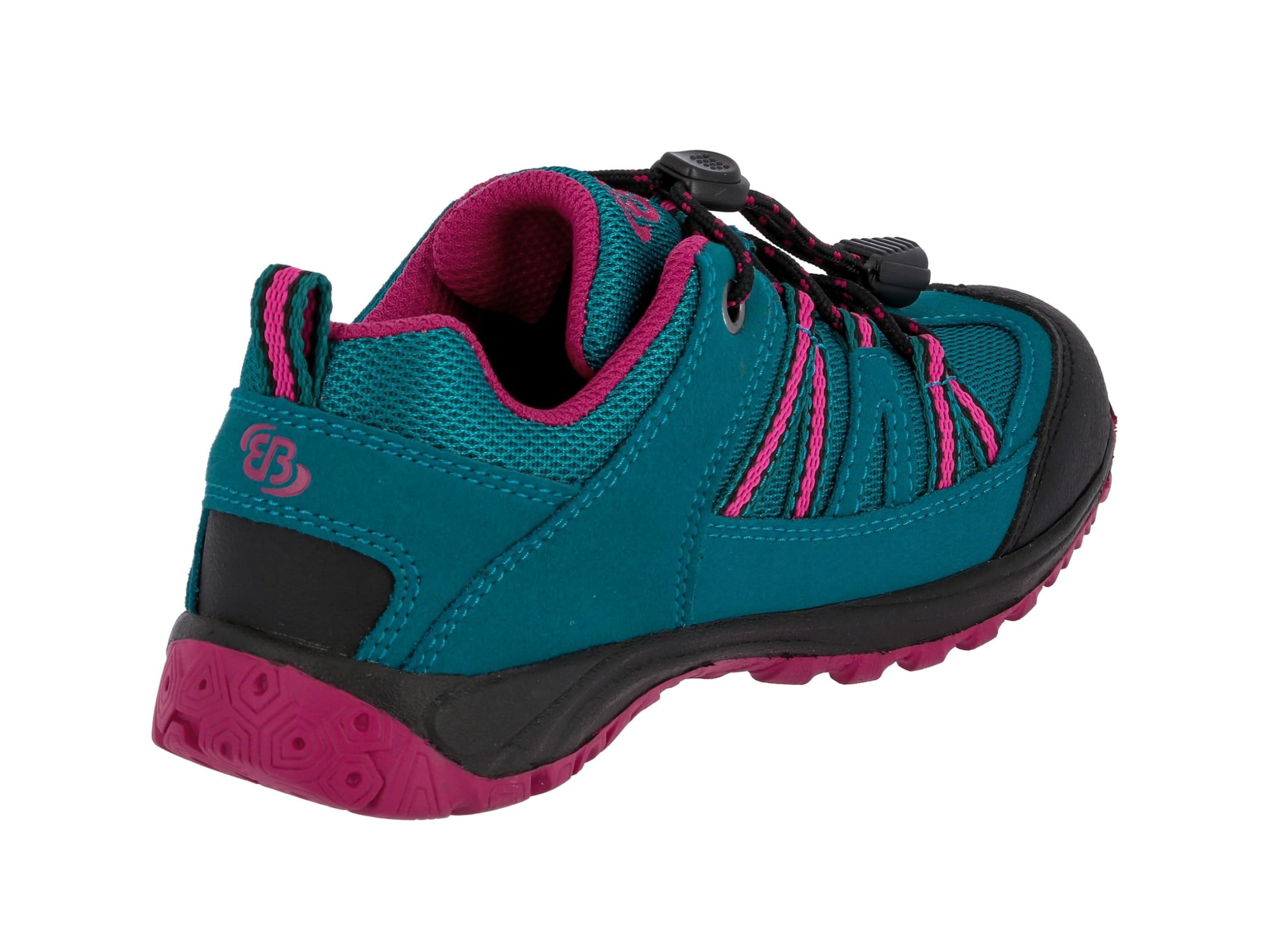 Brütting Zapatillas de Senderismo Unisex para niños Ohio Low Trekking & Senderismo, Turquesa Rosa., 28 EU
