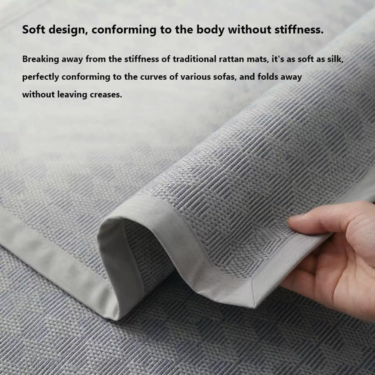 Couverture de Canapé Antidérapante Soie glacée,Doux Housse de Canapé 1/2/3/4 Places en Forme de L, Couvre Canapé Protege pour Chien et Chat(Blue,70x160cm)