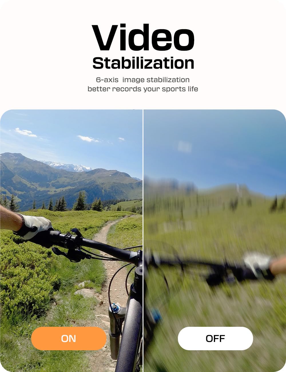 Surfola Action Cam 4K 60FPS, SF630 Subacquea 40M in Metallo Nudo Impermeabile 10M, Wifi, Telecamera Per Casco EIS, Videocamera a Doppio Schermo con Microfono Esterno, 2 Batterie Da 1350mAh
