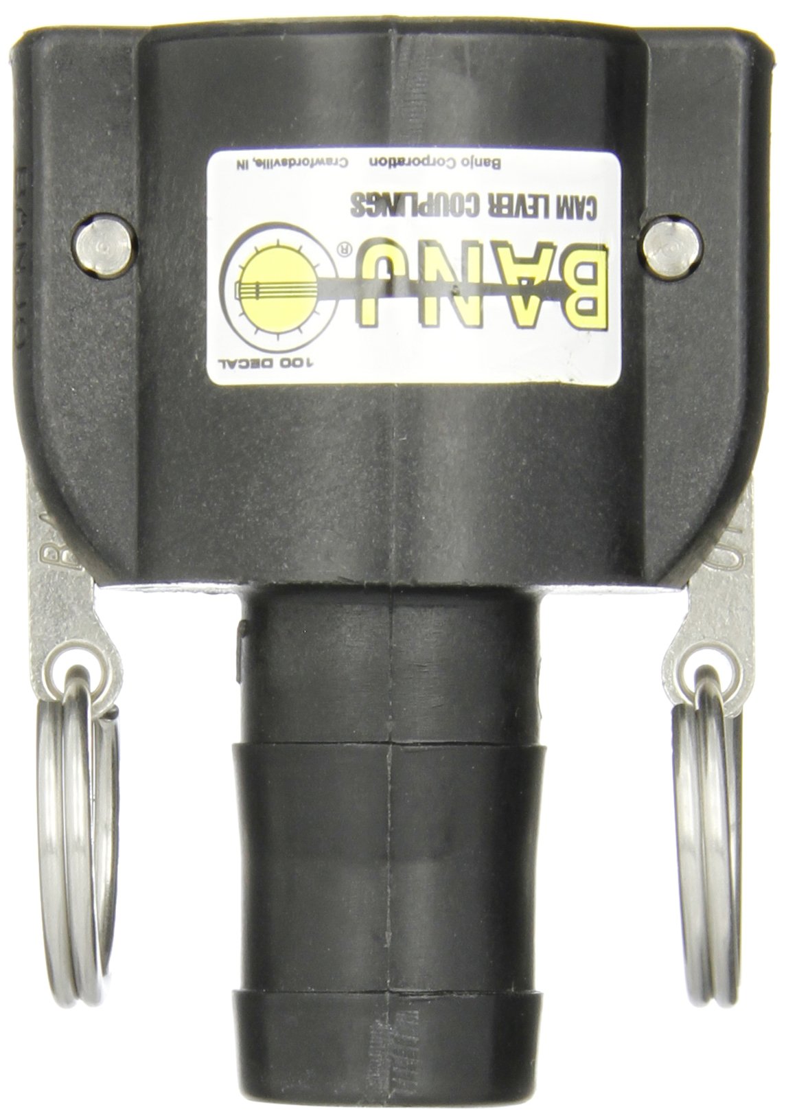 Banjo 100C Polypropylene Cam & Groove Fitting, 1.5