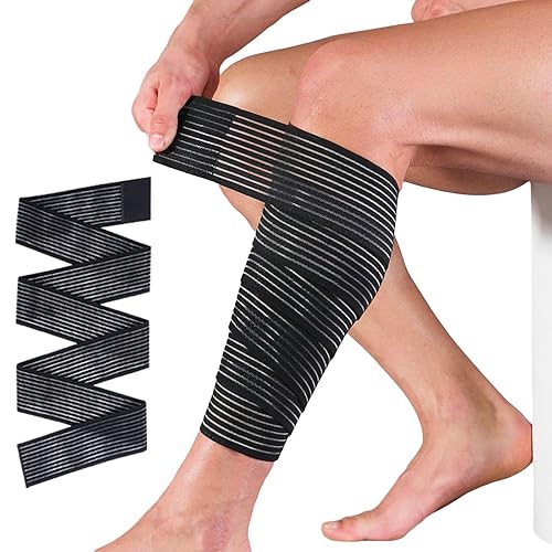 Miniatura 1 de Resder Banda de compresión para muslos para hombres y mujeres  Soporte de muñeca, tobillo, pantorrilla, rodilla y pierna  Ideal para alivio de la