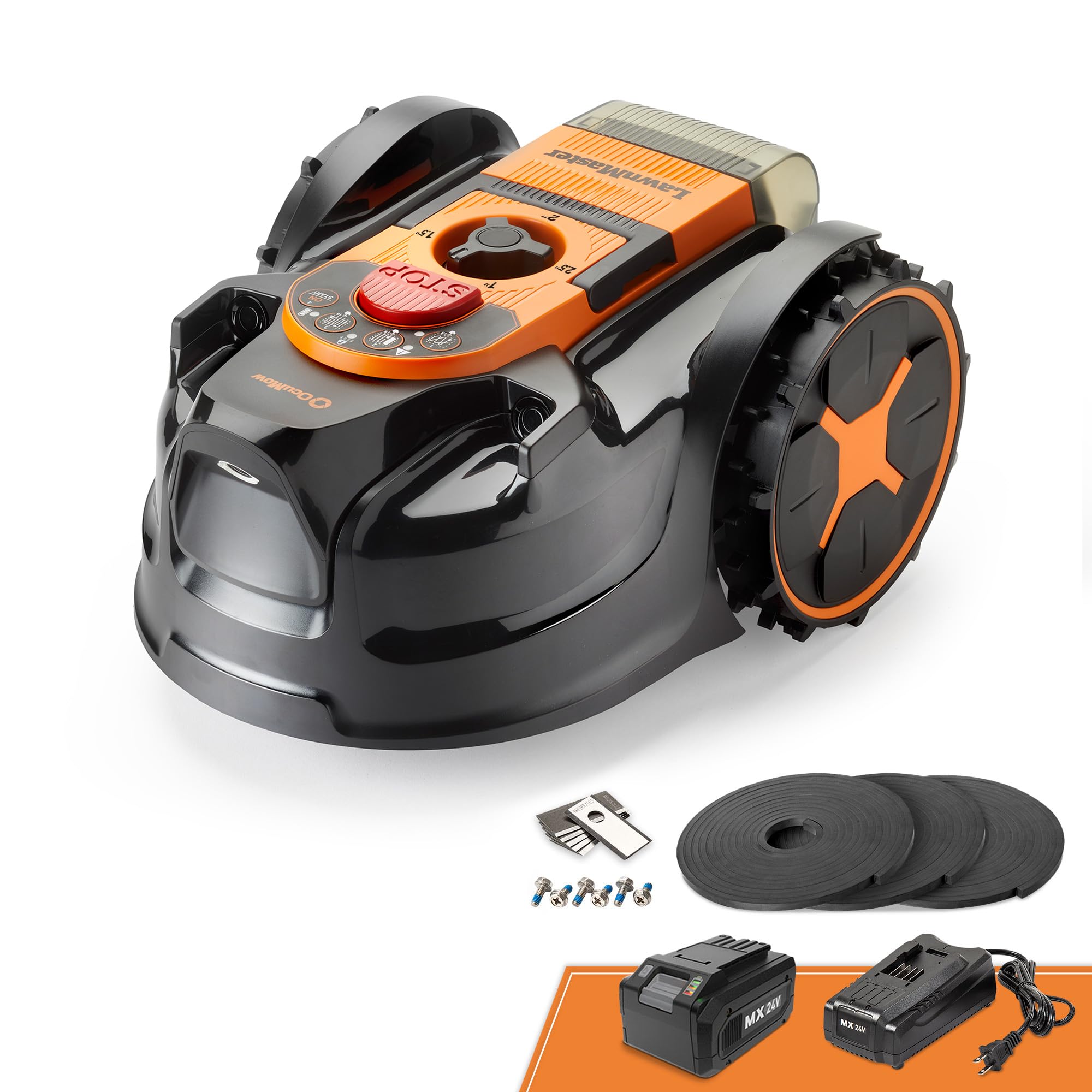 OcuMow 400 Series Robot Lawn Mower with Optical Navigation & Systematic Cutting – VBRM601YCM AD