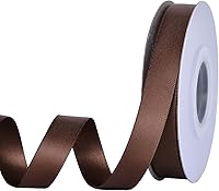 Vista 185 de YAMA Cinta de satén de doble cara, 7/8 pulgadas, 25 yardas para envolver regalos, color rosa