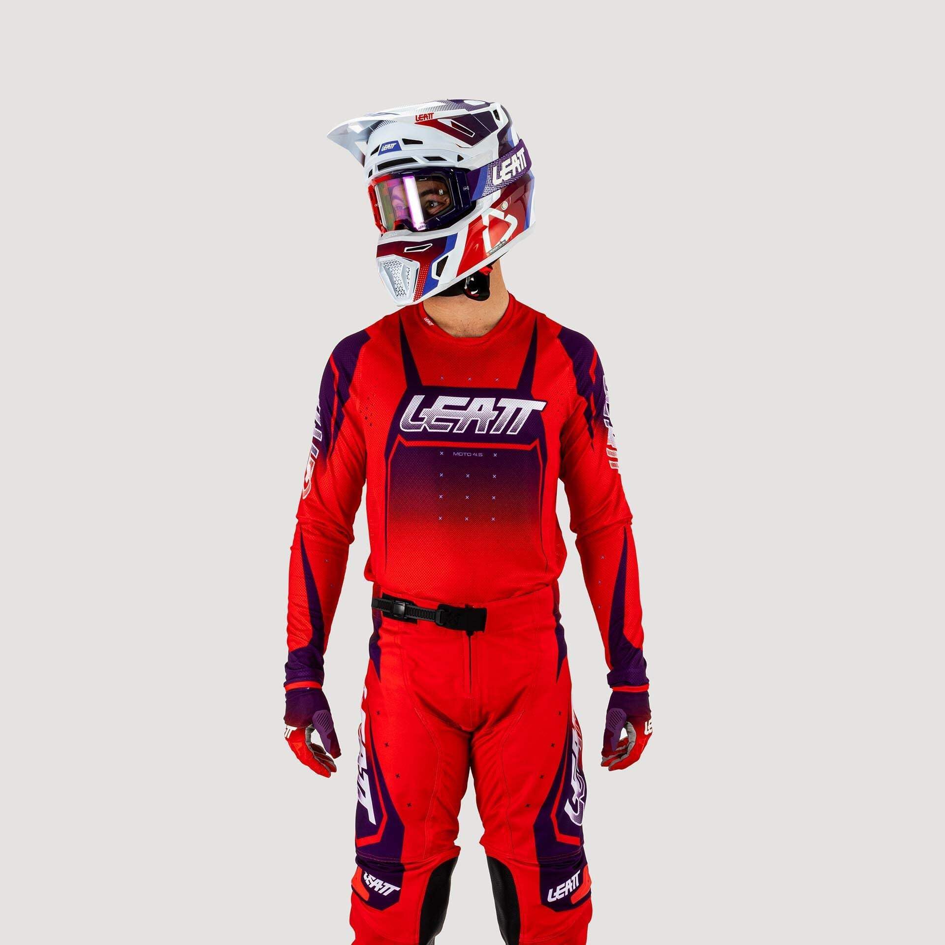 Leatt Maglia Motocross 4.5 Lite Ultra Leggera E Ventilata Maglietta Motocross Uomo