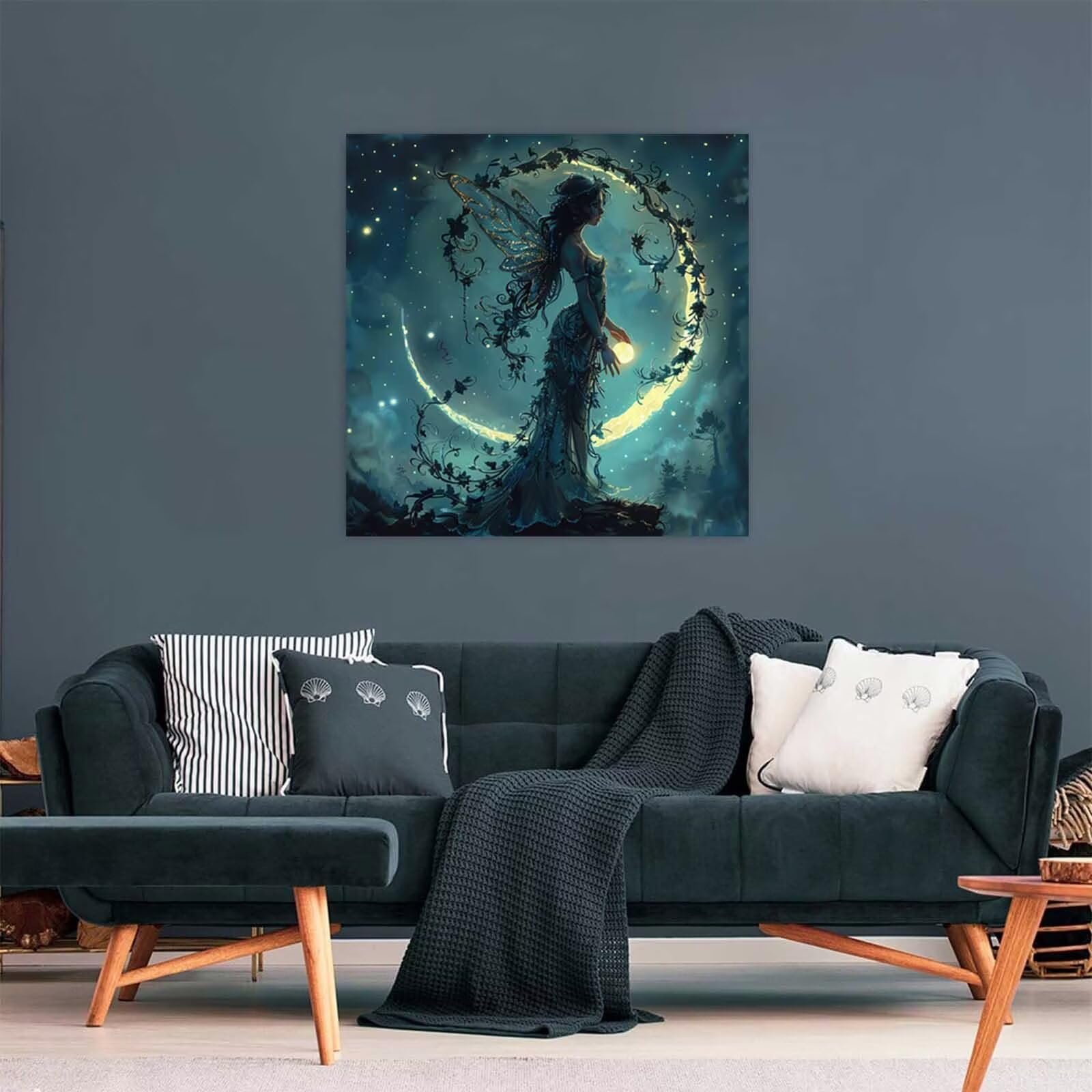5D Diament Malarstwo Kobieta Numer Numeru Dorosły, Diament Malarstwo Dorosły Księżyc, DIY Hobby Kreatywny zestaw dla dorosłych, Numer Malarstwo Rhinestone Zestaw Ścieg krzyżykowy, Boże Narodzenie