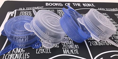 Miniatura 8 de Comtim Tapas de latas de comida para mascotas, tapas elásticas de silicona para alimentos para perros y gatos, reutilizables, tamaño universal, se