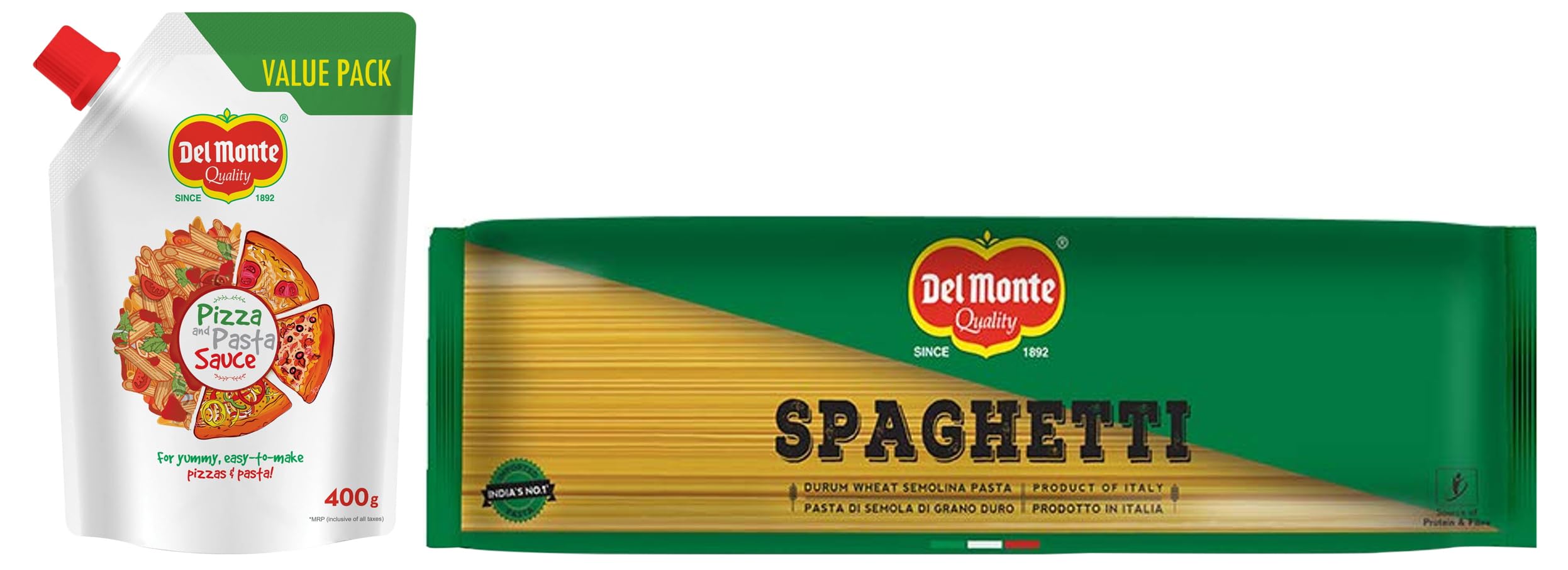 Del Monte Spaghetti Pasta (Imported), 500 grams, No Artificial