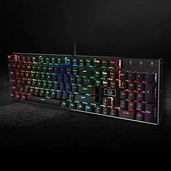 (未使用･未開封品)Redragon k556 RGB 茶軸104キー メカニカルゲーミングキーボード ゲーミングキーボード 8つキーカスタマイズ可能 USB有線 7色+６モードバックラ Amazon.com: Redragon K556 RGB LED Backlit Wired Mechanical