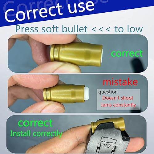 Miniatura 4 de Juguetes y pistolas de espuma con carcasa de bala suave expulsión pistola de dardos de pistola Splat actividades al aire libre disparos de lucha