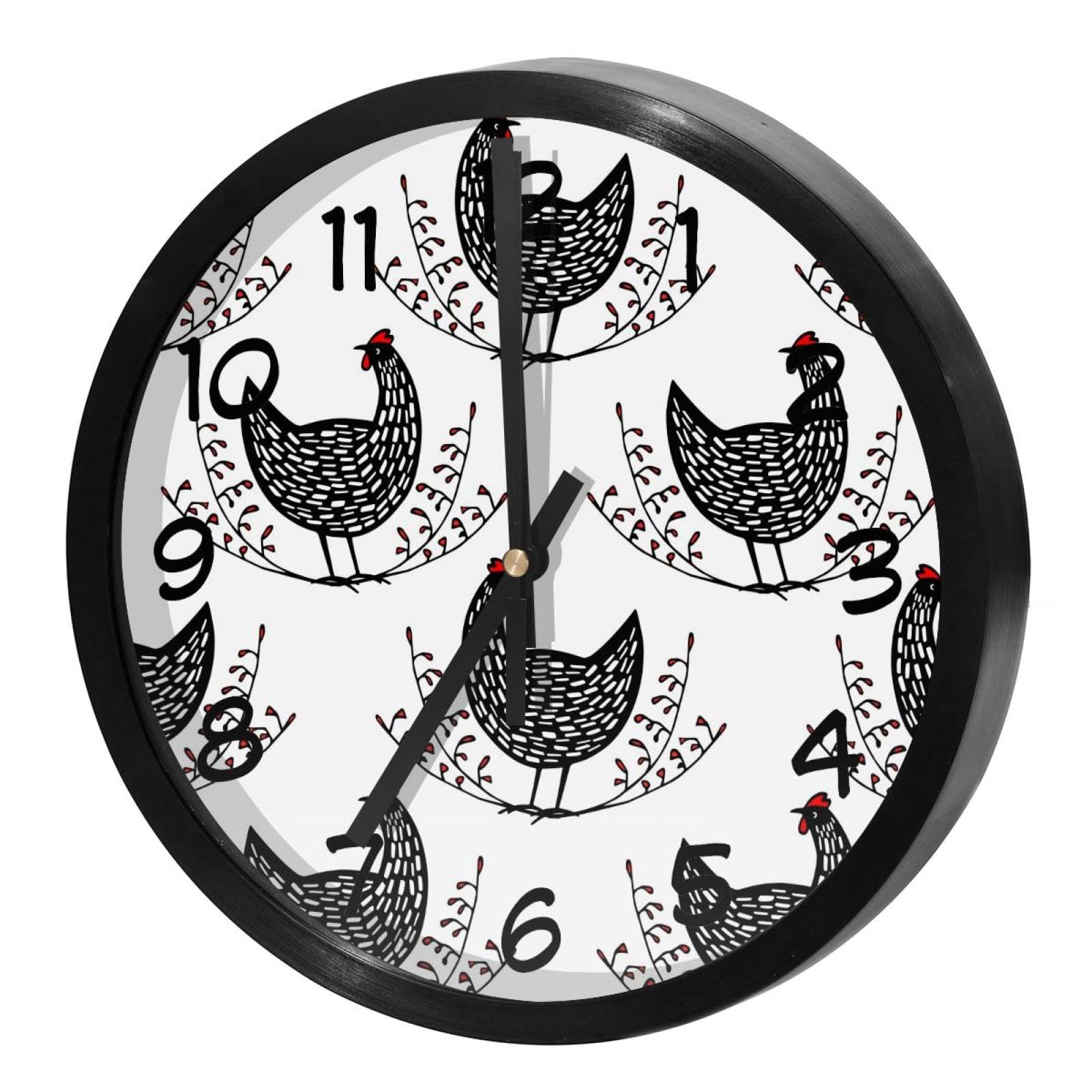 Horloge murale silencieuse pour stopper le bruit des aiguilles dans la chambre et le bureau
