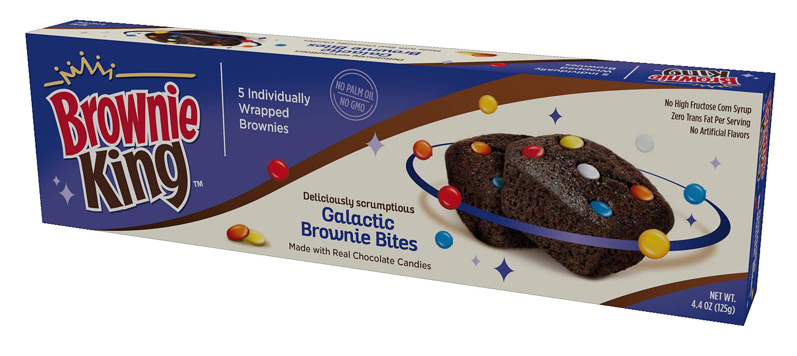 Buy Galactic Brownie Bites by Brownie King Snack Packs for Kids