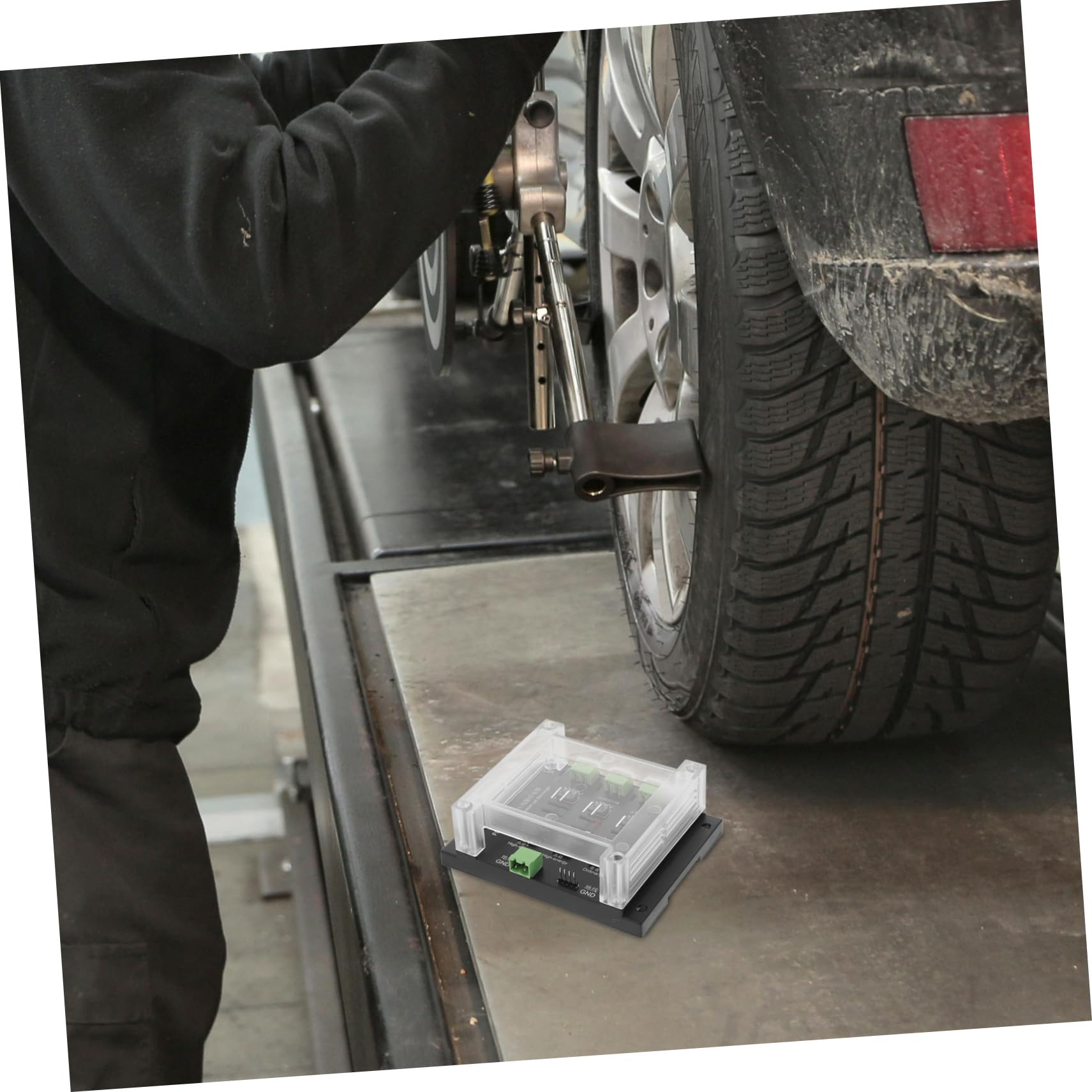 Comprobador de Chispa para Bobina de Encendido, Probador Ajustable de Plástico para Vehículos de Gasolina, Detección de Fugas y Alta Tensión