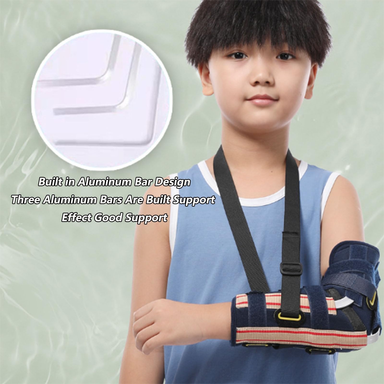 SFKLYU Cabestrillo para Brazo Soporte para Hombro Soporte Ventilado Transpirable para Lesiones Hombro para Niños, para Fracturas, Dislocaciones y Dislocaciones,S