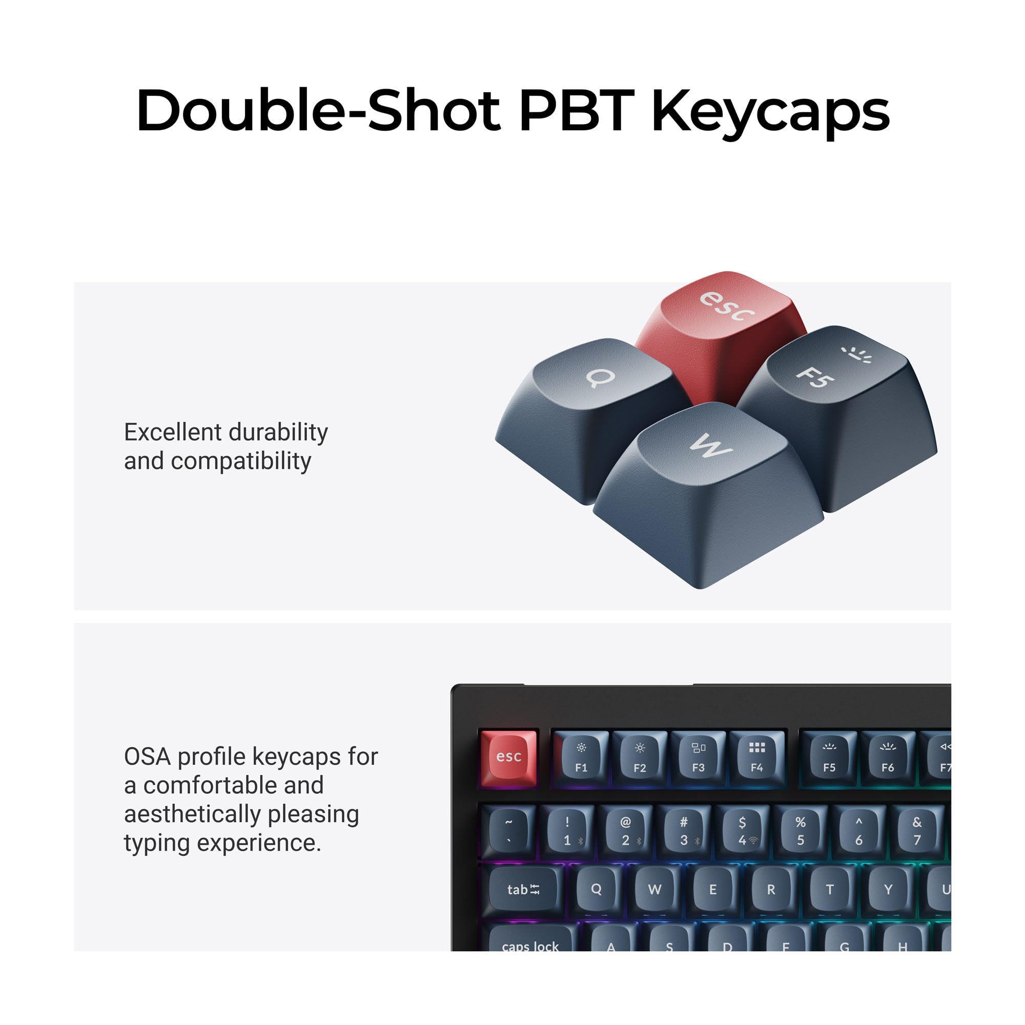 Keychron V1 MAX Tastiera Meccanica Wireless, layout al 75% QMK/VIA programmabile con Hot-swappable Gateron Jupiter Banana Switch compatibile con Mac Windows Linux - Versione con manopola (ANSI/US)